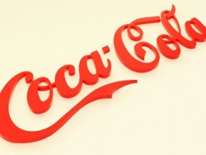 cocacola logo 3Dモデル