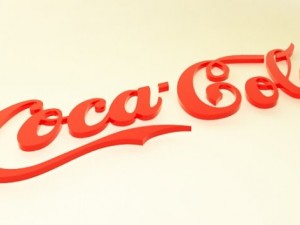 cocacola logo 3Dモデル