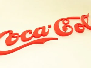 cocacola logo 3D Model