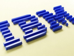 ibm logo Model 3D