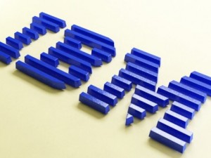 ibm logo Model 3D