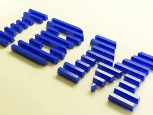 ibm logo 3D Model
