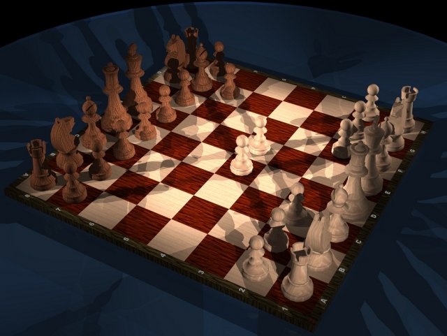 chessboard 3D Model .c4d .max .obj .3ds .fbx .stl .blend 