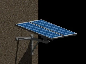 photovoltaicpanelswithrotor 3D Model