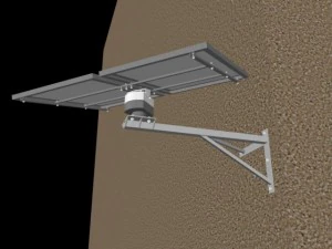 photovoltaicpanelswithrotor 3D Model