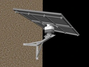 photovoltaicpanelswithrotor 3D Model