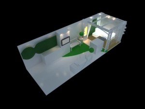 3x9 exhibiton Modello 3D