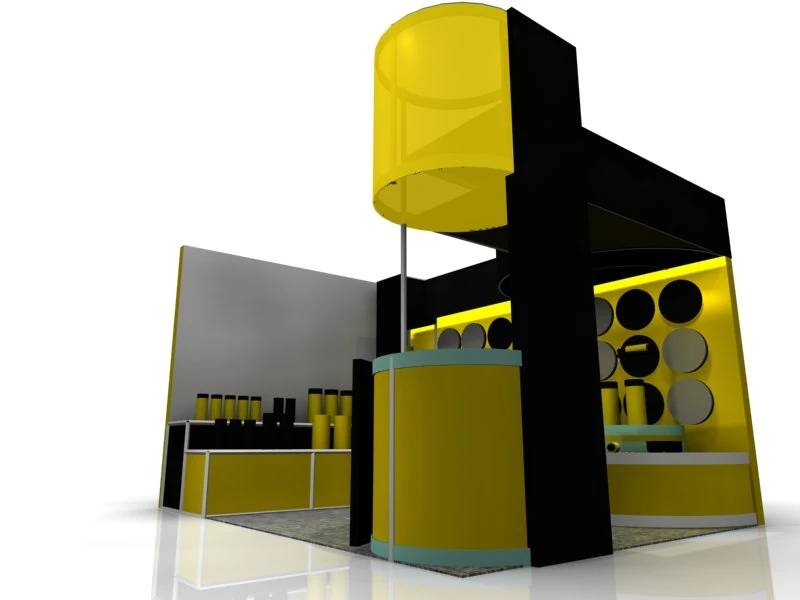3x4 exhibiton 3D Model .c4d .max .obj .3ds .fbx .stl .blend 