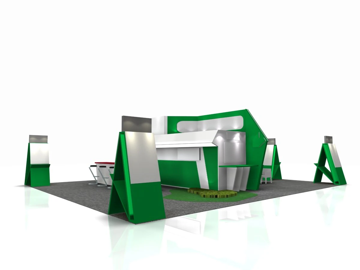 12x10 exhibiton 3D Model .c4d .max .obj .3ds .fbx .stl .blend 