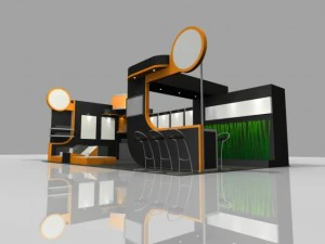 5x9 प्रदर्शनी 3D मॉडल