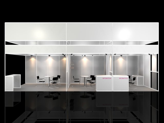 6x6 exhibition 3D Model .c4d .max .obj .3ds .fbx .stl .blend