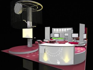 6x12 booth exhibition 3D Model