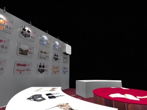 6x12 booth exhibition 3D Model