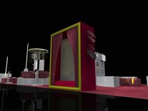 6x12 booth exhibition 3D Model