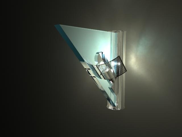 wall light Model 3D .c4d .max .obj .3ds .fbx .stl .blend 