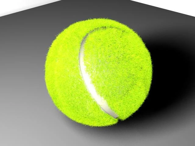 tennis ball 3D Model .c4d .max .obj .3ds .fbx .stl .blend 