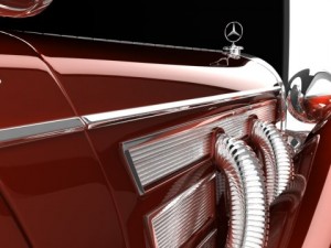 1936 mercedesbenz 540k spezial roadster 3D Model