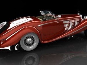 1936 mercedesbenz 540k spezial roadster 3D Model