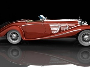 1936 mercedesbenz 540k spezial roadster 3D Model