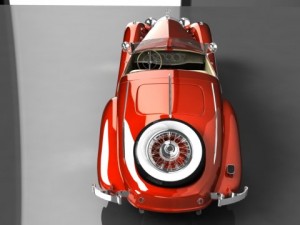 1936 mercedesbenz 540k spezial roadster 3D Model