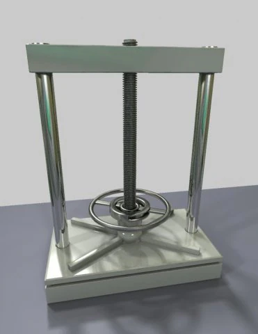 press 3D Model .c4d .max .obj .3ds .fbx .stl .blend 