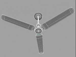 стельовий вентилятор 3D Модель