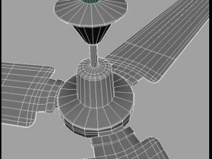 стельовий вентилятор 3D Модель