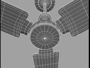 стельовий вентилятор 3D Модель