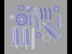 стельовий вентилятор 3D Модель