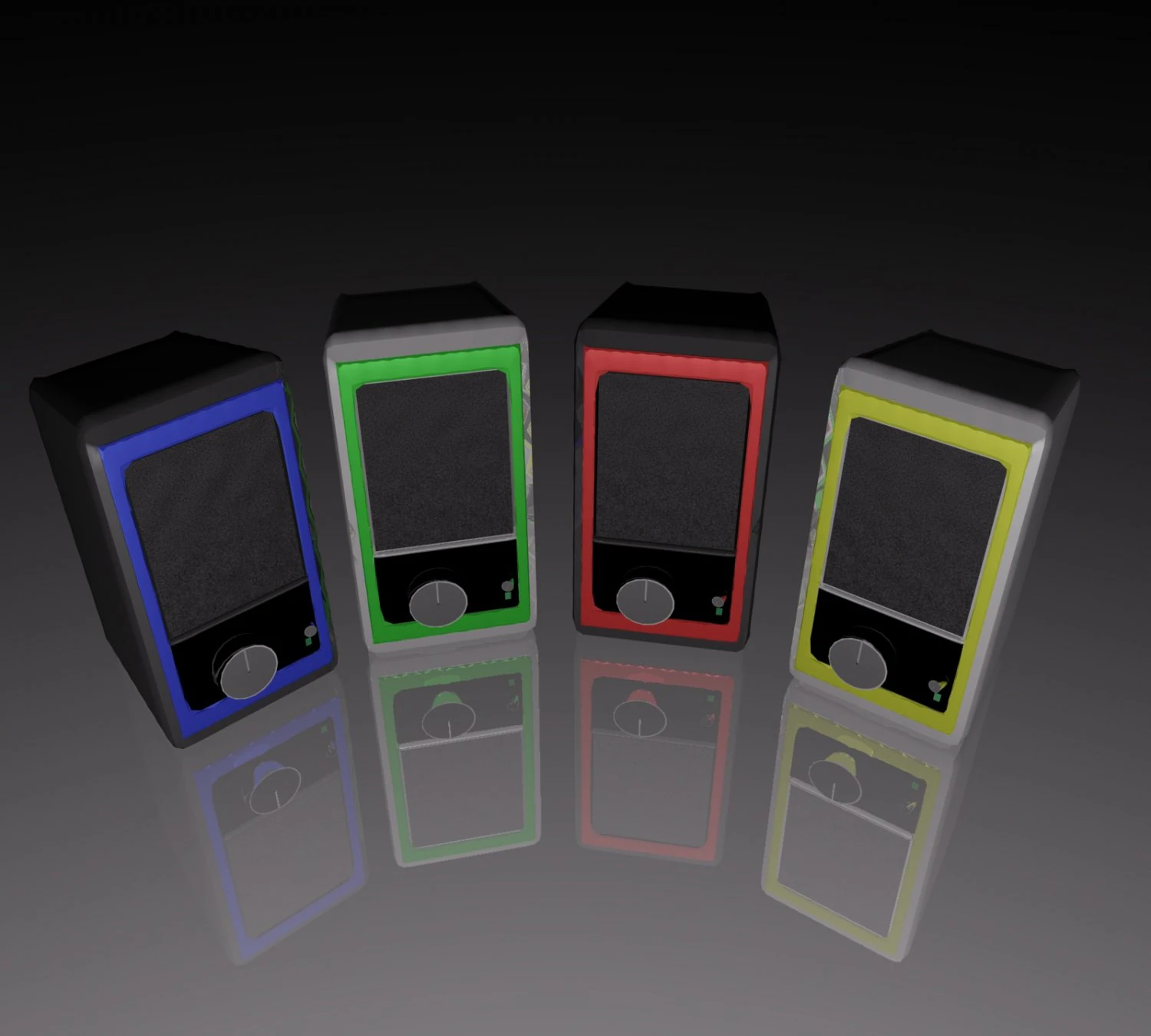 speakers 3D Model .c4d .max .obj .3ds .fbx .stl .blend