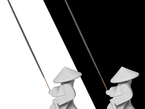 Incense stand Samurai Modèle 3D