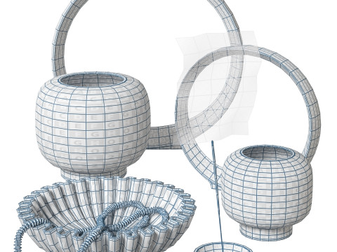 Decorative set CB2 3D 모델