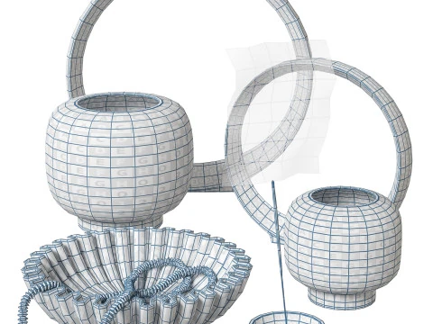 Decorative set CB2 3D Model