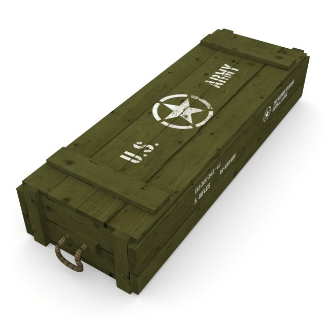 us army crate Modèle 3D .c4d .max .obj .3ds .fbx .stl .blend 