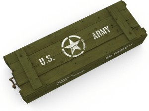 us army crate Modèle 3D