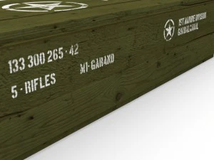 us army crate 3D Model