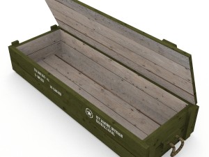 us army crate Modèle 3D