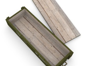 us army crate Modèle 3D