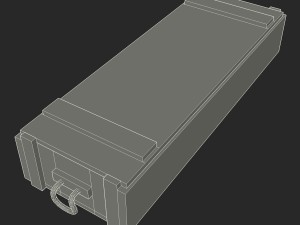 us army crate Modèle 3D