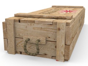 imperial japanese army crate 3D Model