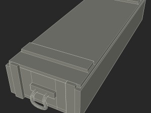 imperial japanese army crate 3D Model