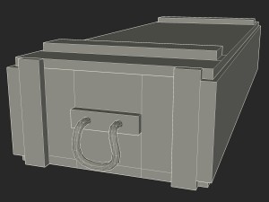 imperial japanese army crate 3D Model
