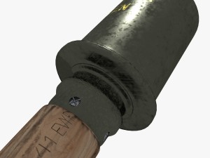 german grenade m24 Modello 3D