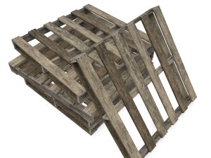 australian pallets low poly 3D मॉडल