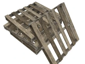 australian pallets low poly 3D Model
