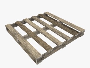 australian pallets low poly 3D मॉडल