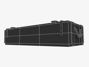 us army wooden crate 3D Model