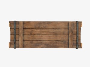 us army wooden crate 3D Model