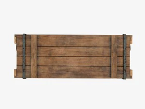 cassa di legno dell'esercito americano Modello 3D