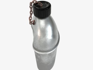 us bottle canteen wwii Model 3D